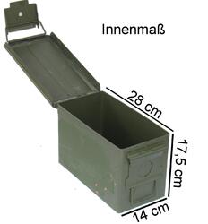 Original Bundeswehr Munitionskiste US Munitionskiste Metall Werkzeug Lagerbox