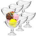 6-tlg. Set Eisbecher / Dessertschalen aus Glas Eisschalen 180 ml