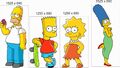 Die Simpsons Vinyl Wandkunst Aufkleber 150 cm hoch. 1 Zeichen £29 Sie wählen