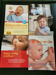 Kochen für Babys, Babybreie Selbst Gemacht, Babyernährung, 4 x Kochbuch 