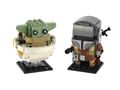 LEGO 75317 BrickHeadz Star Wars Der Mandalorianer und das Kind