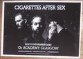 Cigarettes After Sex - Live Musik Show 2023 Promotion Tour Konzert Gig Poster