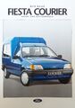 Ford Fiesta Courier 02/92 Prospekt Brochure Broszura Folleto Catalogue