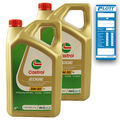 2x 5 Liter Castrol Motorenöl Edge LL Longlife Titanium FST 5W-30 Oil 15665F