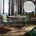 Klapptisch Campingtisch Gartentisch mit Tragegriff Aluminium 70x50x60cm Grau