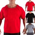 Bodybuilding Hemd Fitness Herren Sommer Rundhals T-Shirt Kleidung Training 1x