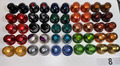 50 Alu-Kaffeekapseln sortiert verschiedene Farben Nespresso zum Basteln 8n