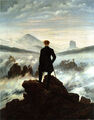 Der Wanderer über dem Nebelmeer Caspar David Friedrich A3 014
