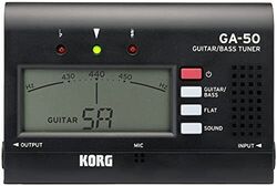 KORG Gitarre/Base Tuner GA-50 Ideal für persönliches Üben mit Ausgang mit Multi