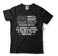 We The People It Needs to be Reread patriotisches Herren-T-Shirt Verfassung