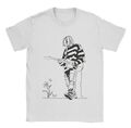 nirvana t shirt Kurt Cobain Merchandising White Sketch Art S-6XL