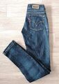 Levis 473 Skinny Fit Jeans W26 L32 Hose dunkel blau denim Damen Top Zustand
