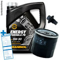 Ölfilter + 5L Mannol Energy 5W-30 Formula Motoröl + Schraube für Ford WSS-M2C913