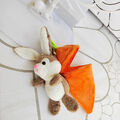 Easter Plush Carrot Bunny Stuffed Surprise Zip Up Rabbit Hideaway Inspired Gift