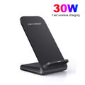 30W Wireless Charger Induktive ladegerät Ladestation Für iPhone Samsung S24+ S23