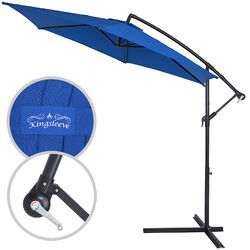 Sonnenschirm Ampelschirm Gartenschirm 300 - 330cm mit Ständer Kurbel Rund Balkon✅Farbauswahl ✅Neigbar ✅Schwenkbar ✅Alu ✅UV Schutz 30+