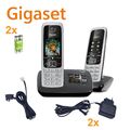 Gigaset C430A Duo Anrufbeantworter Festnetz Telefon Farbdisplay Akku