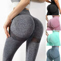 Damen Anti Cellulite Yoga Hose Leggings Kompression Push Up Fitness Gym Leggins.