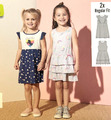 Pocopiano 2er Set Kinder Kleid  Baumwolle Ärmellos Größe 134/140 Sommerkleid Neu