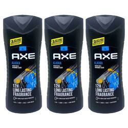 3x AXE 3-in-1 Duschgel Körper Gesicht Haarpflege 400ml3-IN-1 - BODY | FACE | HAIR WASH |