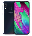 Samsung Galaxy A40 SM-A405F/DS 64GB Dual SIM Schwarz Smartphone Android Sehr Gut