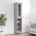 Homgoday Highboard Sideboard Bücherschrank Mehrzweckschrank Standschrank Q7Z9