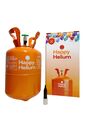 Happy Helium® Ballongas für 30 Luftballons + Füllventil | Einweg Heliumflasche