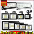 10W-1000Watt LED Fluter mit Bewegungsmelder/Stecker Außen Strahler Scheinwerfer