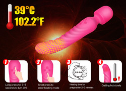Wireless Full Body Magic BED Wand Massager Waterproof 7 Speed USB Rechargeable