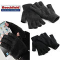 Flauschige Strick Handschuhe ohne Finger Winterhandschuhe Winter fingerlos NEU!
