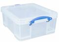 Really Useful Box Aufbewahrungsbox 18 Liter,transparent klar VE=4