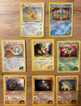 Lotto 8 Carte Pokemon Holo Set Gym Heroes ENG Condizioni Miste