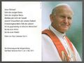 ❤ Heiligenbildchen_Papst JOHANNES PAUL II_ 2011_Vatikan_Hl. Vater_Seligsprechung