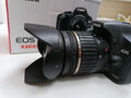Canon EOS 500 D Spiegelreflex-Camera mit Tamron 17-50 mm, 2.8