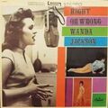 Wanda Jackson Right Or Wrong Capitol Records Vinyl LP