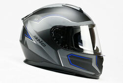 BNO-X3 Integralhelm Motorrad Helm mit integrierter Sonnenschutz 2 Farbvarianten