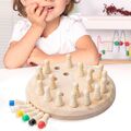 Holz Spielzeug Gedächtnis Memory Schach Match Stick Kinder Lernspielzeug Ø16cm