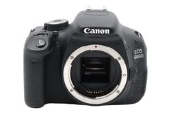 Canon EOS 600D digitale Spiegelreflexkamera DSLR body Gehäuse 