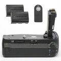 Qualitäts Batteriegriff Pixel Vertax für Canon EOS 6D + 2x LP-E6&IR - wie BG-E13