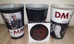 Depeche Mode 3 Becher Memento Mori Tour 2023/24 + Sticker Pop Up Store Köln