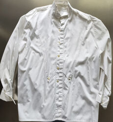 Hemd Weiß Oversize Kragenweite 40cm Modeatelier NA UND 80s Vintage 100%Baumwolle