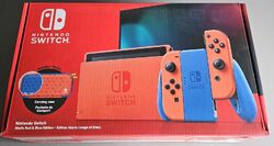 Nintendo Switch Mario Red & Blue Edition Konsole mit Tasche OVP 