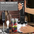 4-in-1 Stabmixer Set Multifunktional Handmixer Pürierstab Schneebesenl Blender