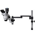 7X-90X Stereomikroskop Trinokular Stereo Mikroskop Vergrößerung LED Ring Licht