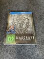 WARCRAFT THE BEGINNING  LIMITIERTE GEPRÄGTE STEELBOOK EDITION BLU RAY NEU & OVP