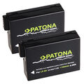2 x Patona Premium-Akku für Canon EOS 550D, 600D, 650D, 700D - LP-E8 - 1140mAh