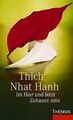 Im Hier und Jetzt Zuhause sein von Thich Nhat Hanh | Buch | Zustand sehr gut
