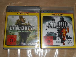 Battlefield:Bad Company 2 + Call of Duty 4:Modern Warfare (Sony PS 3) Top USK 18