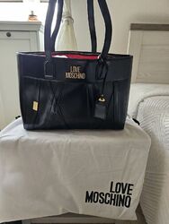 WIE NEU : LOVE MOSCHINO Damentasche Schwarz