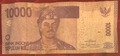 10000 Rupiah Indonesien Indonesia P 150 Banknote aus dem Umlauf von 2013